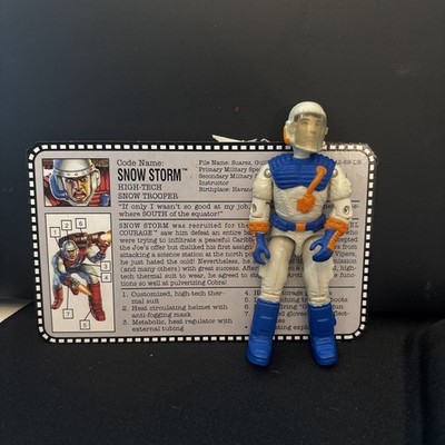 GI Joe Figure Hasbro 1993 Snow Storm (V2) - Vintage - Incomplete