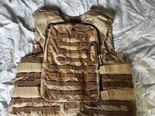 Unique Rare Set Of Afghan Modified British Army Kestrel Body Armour With Filler