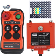 Kit de Control Remoto Grúa Inalámbrica Industrial Q200 2 Botones 12V 24V Elevador Eléctrico