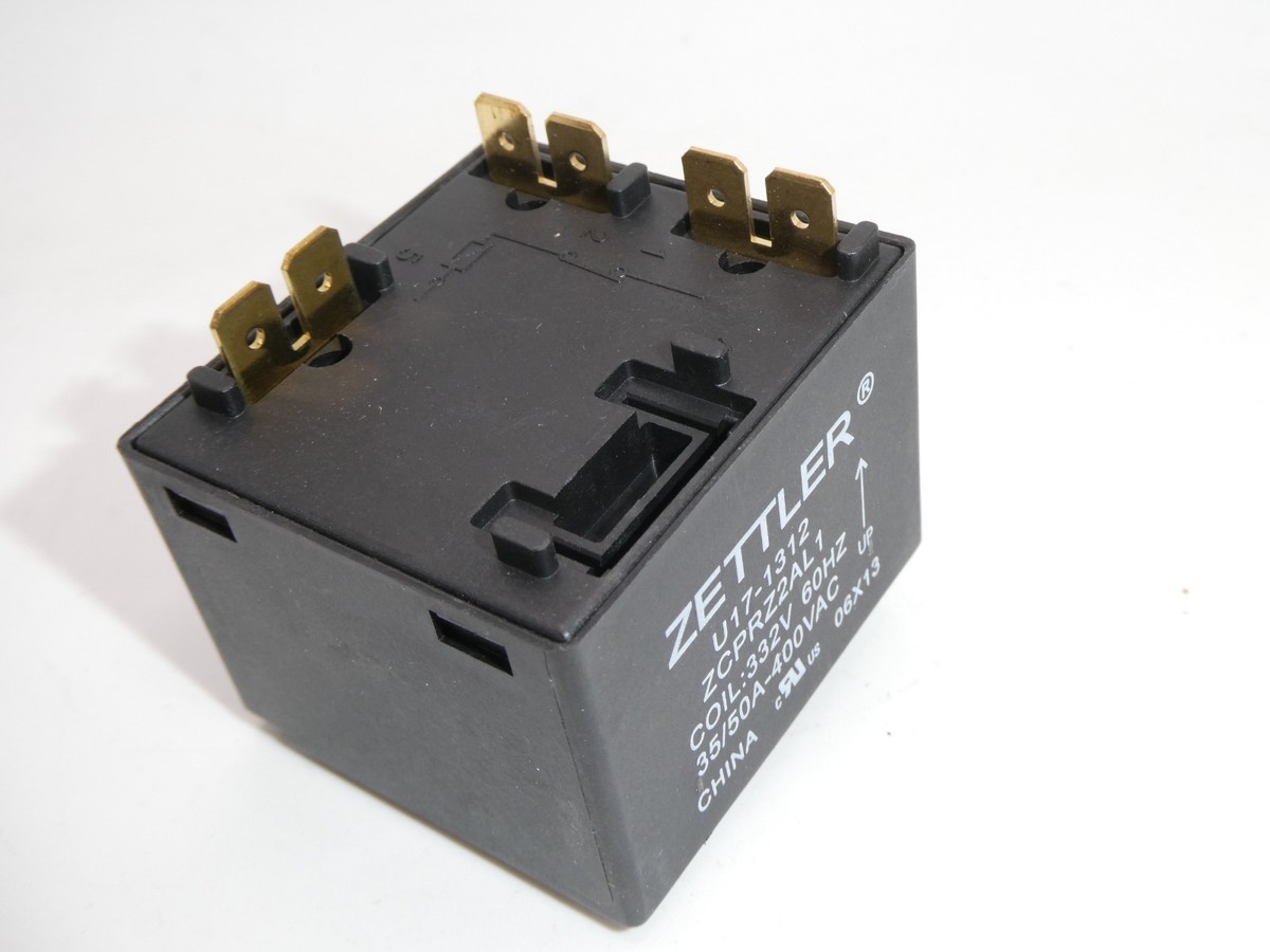Zettler Relay U17-1312 ZCPRZ2AL1 Coil: 332V 35/50A-400VAC * Lot of