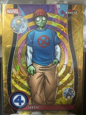 2026 Topps Finest Fantastic Four-Leech Negative Zone Gold Kaleidoscope 26/50