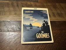 The Goonies Blu ray, Rare Faceplate, 80  s Classic, Stephen Spielberg, NEW 