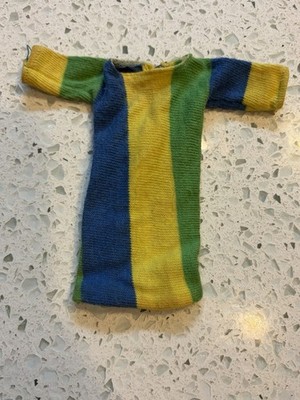 Vintage 1960s Mattel Tagged Original Twiggy Barbie Doll Dress