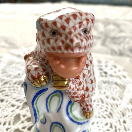 Herend Figurine Fu Dog (Lion Dog) Rare - Picture 7 of 10