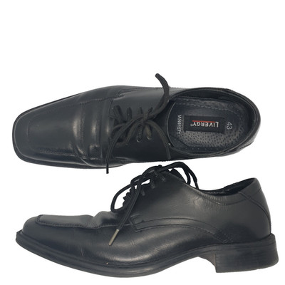 Livergy Herren Halbschuhe Schwarz 43 Leder