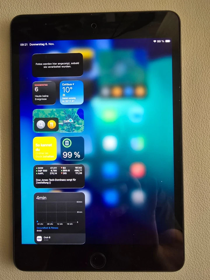 Apple iPad Mini (5. Generation) 64GB, WLAN, 20,06 cm (7,9 Zoll) - Space Grau - Bild 3 von 4