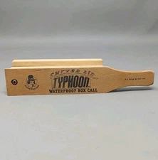 Quaker Boy Typhoon Curved Lid Boat Paddle Turkey Box Call Waterproof 