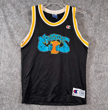 Vtg Monstars Space Jam Champion Basketball Jersey Youth L 14-16 1996 Movie