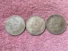 MORGAN SILVER DOLLAR COINS. LOT OF 3 CIRCULATED WITH DETAILS  PRE.1921  LOT # 3