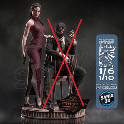 Ballerina - Sanix3D Miniatures Resin DND RPG Tabletop Display Games
