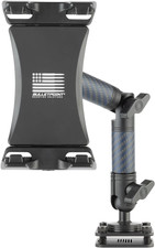 Heavy Duty Vehicle Tablet Mount with Adjustable Mounting Arm Articulating Joint
