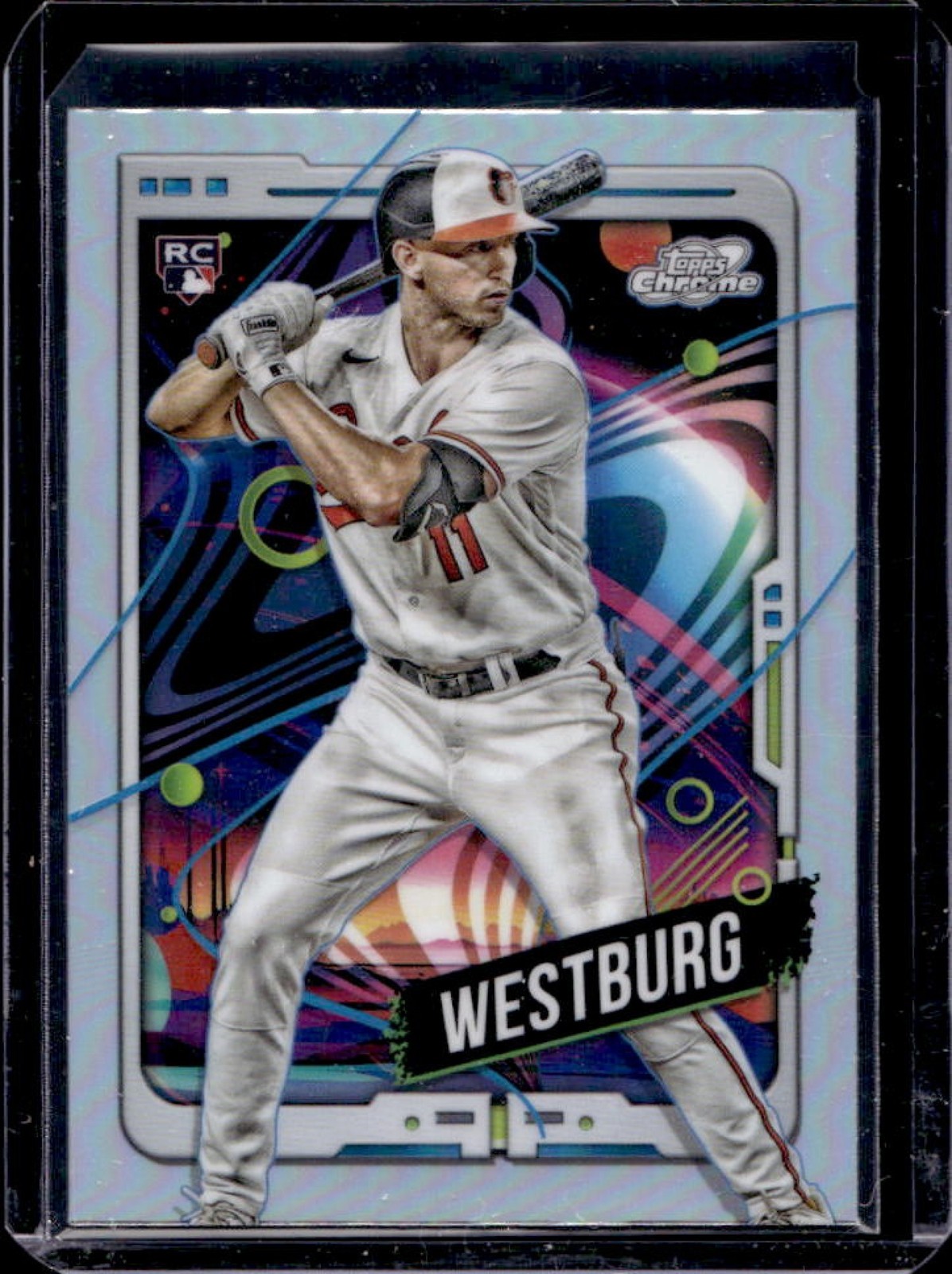 2024 Topps Cosmic Chrome Jordan Westburg RC Refractor Rookie #11 Orioles