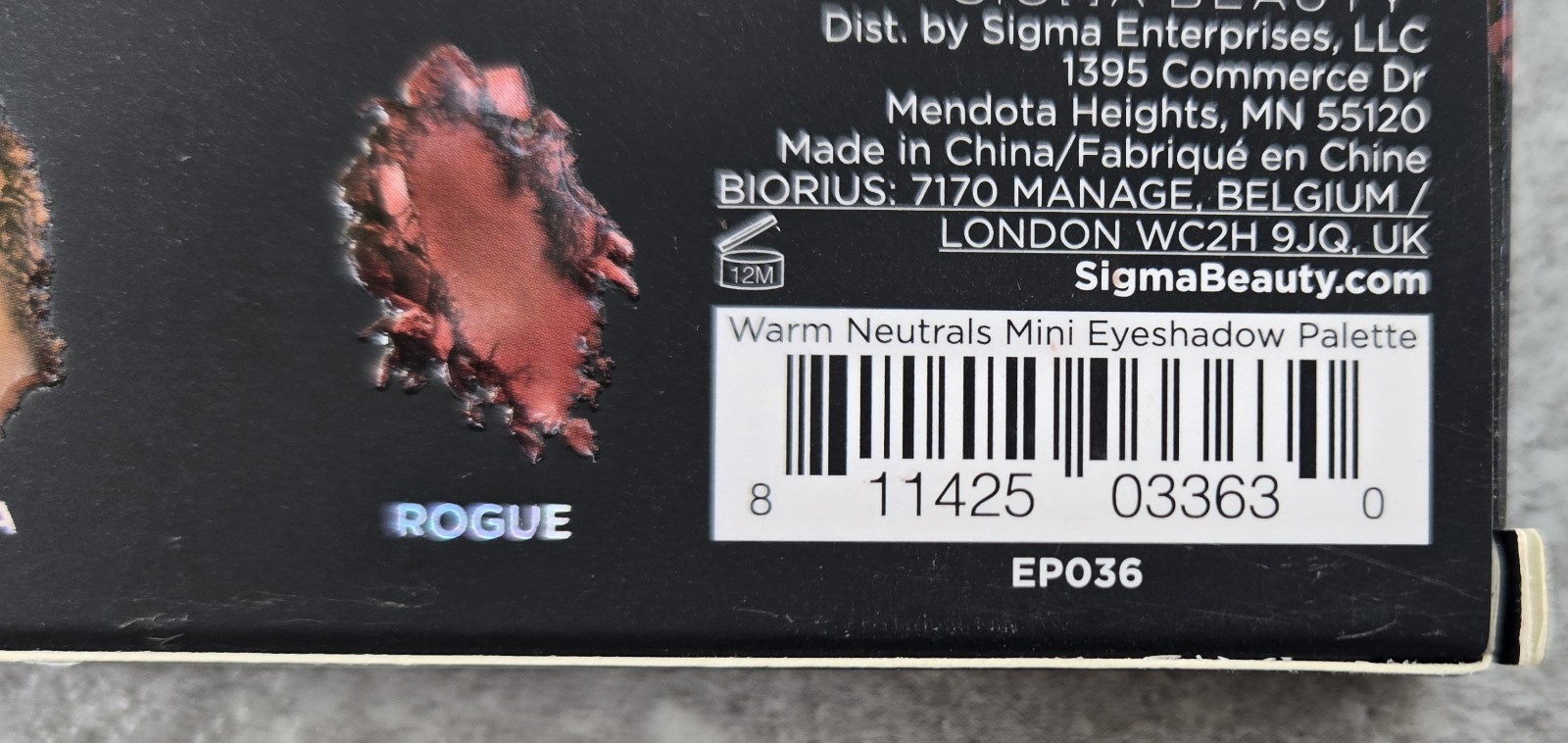 NEW Sigma Beauty Warm Neutrals Mini Eyeshadow Palette FREE US SHIPPING