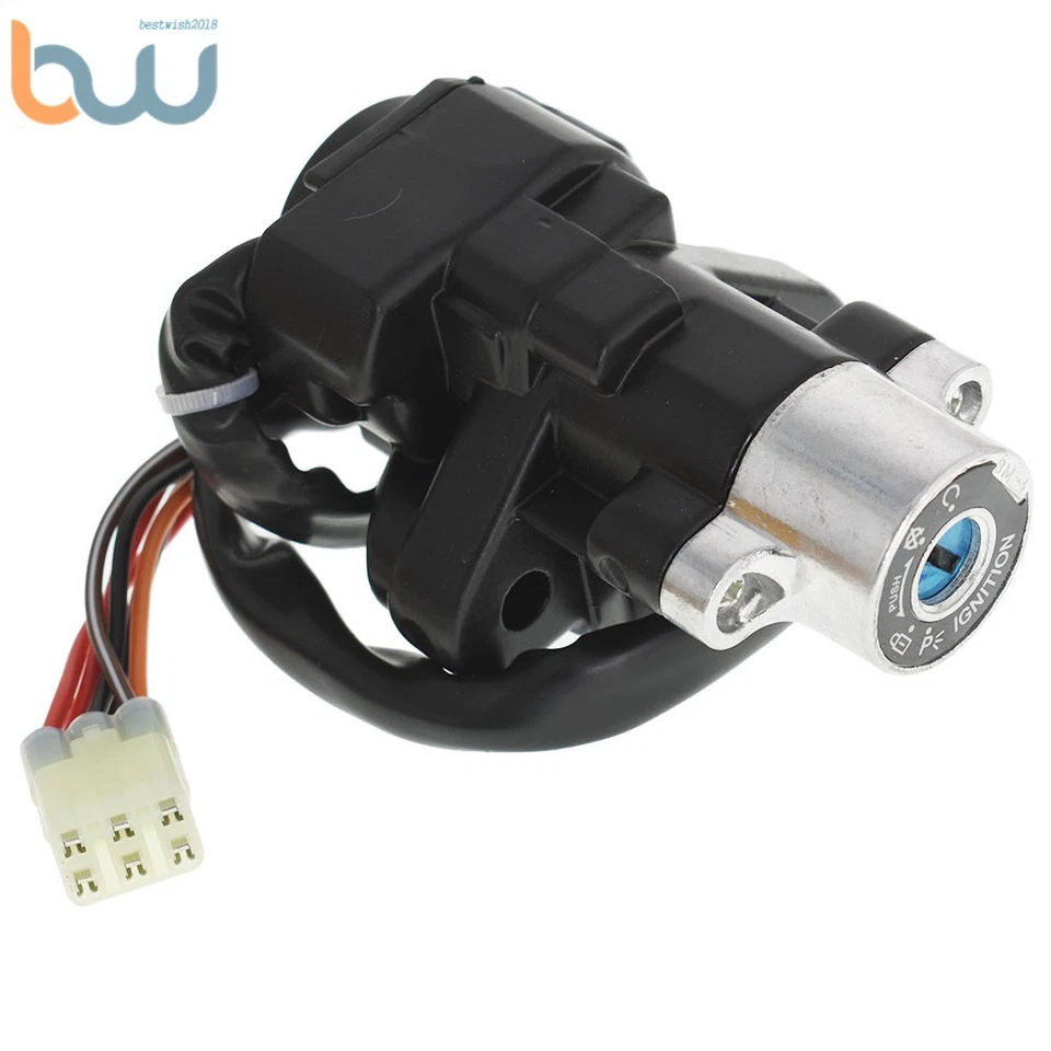 Ajuste para Suzuki Katana 600 Katana 750 Interruptor de encendido Tapa de gas Cubierta Cerradura de asiento Llave Foto 2 de 4