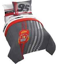 Jay Franco Disney Pixar Cars Race Ready 7 Piece Full Size Bed Set -