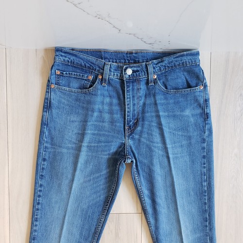 Levis Jeans Mens 34 Slim 511 Straight Mid Rise Rodeo Cowboy Workwear Denim 34x32 - Picture 13 of 13