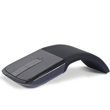 Bluetooth Arc Mouse Foldable Slim and Portable Mini Wireless Computer Travel ...