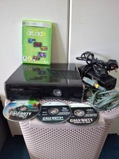 Microsoft Xbox 360 250GB Glossy Black E Slim Console Bundle