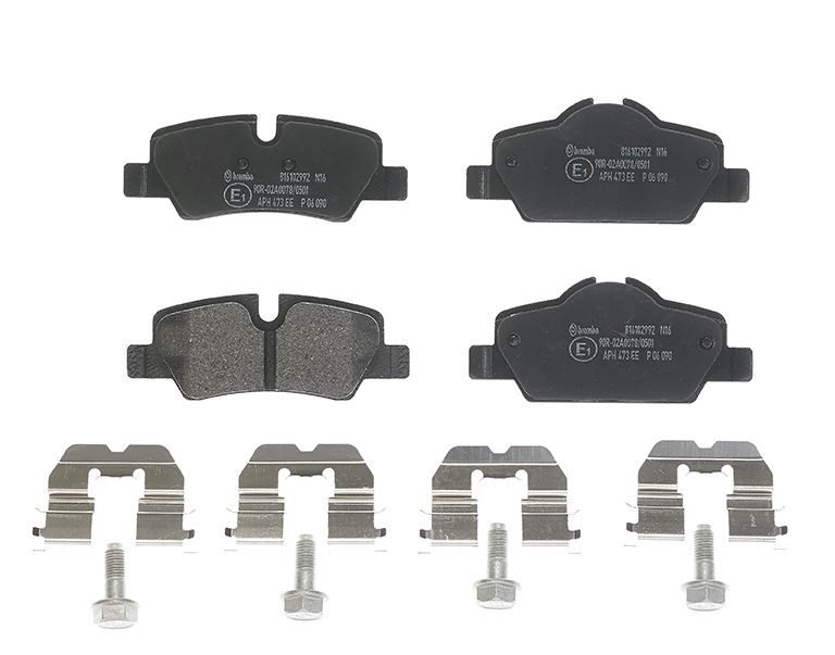 Brake Pads Set fits MINI COOPER F55, F56 2.0D Rear 2013 on Brembo 34206874810 - Image 42