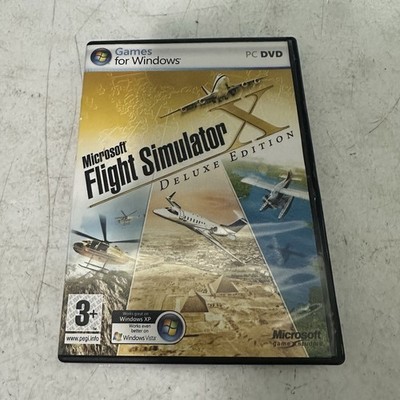 Microsoft Flight Simulator X Deluxe Edition (PC DVD Windows, Complete)