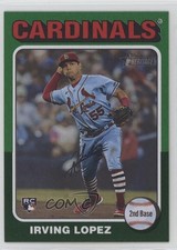2024 Topps Heritage High Number Green Border Irving Lopez #634 0i4k