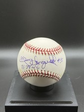 Manny Sanguillén  Autographed Baseball with '71, 79 WC' Inscription Original