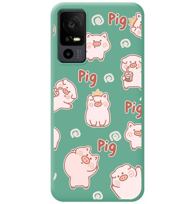 Custodia In Peluche A Forma Di Coniglio Per TCL 20 SE – Cover Morbida E Glamour Con Orecchie E Strass (Rosa/Bianco, Protettiva) - 2