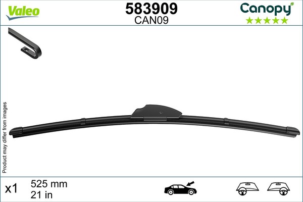 Wischblatt FÜR Ford Transit Pritsche/Fahrgestell (Fm , Fn , Ff ) - Valeo 583909-image
