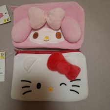 Korea Limited Sanrio My Melody Hello Kitty Pouch 2-piece set