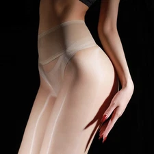 Seamless-High-density Ultra-Thin Sheer Oily Shiny Stockings Tights Pantyhose