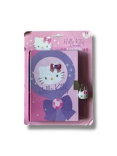 2008 Sanrio Hello Kitty Lock Diary Hardcover Journal With Lock Keys NEW