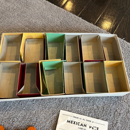 MEXICAN PETE (I-GOT-IT) Juego ~ 1937 Parker Brothers Juego de Mesa Raro De Colección - Imagen 5 de 6