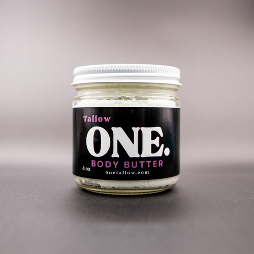 ONE. Body Butter, All Natural Tallow Moisturizer