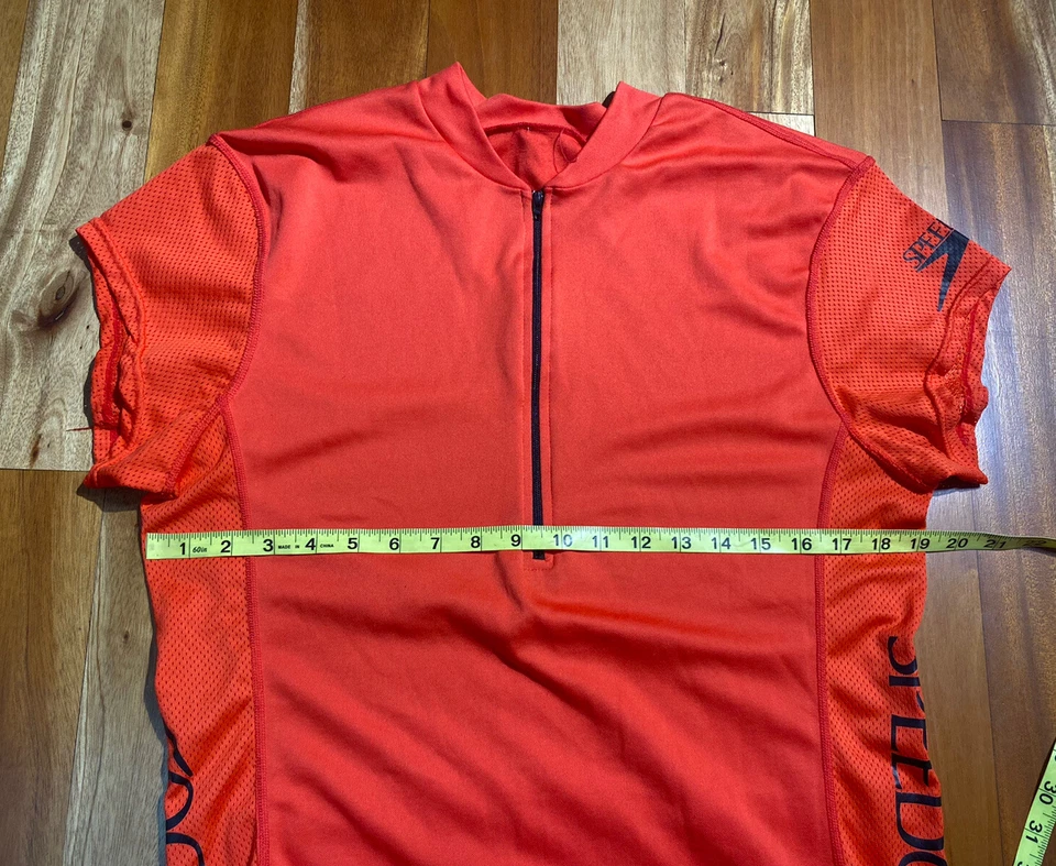 CAMISA MANGA CORTA HOMBRE ADULTO SPEEDO CORAL CICLISMO CICLISMO 38” pecho Foto 2 de 4