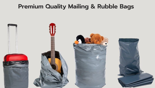 2x XXXXL EXTRA LARGE Grey postal/mailing bags 150cm X 76cm/30'x57' - Picture 2 of 3