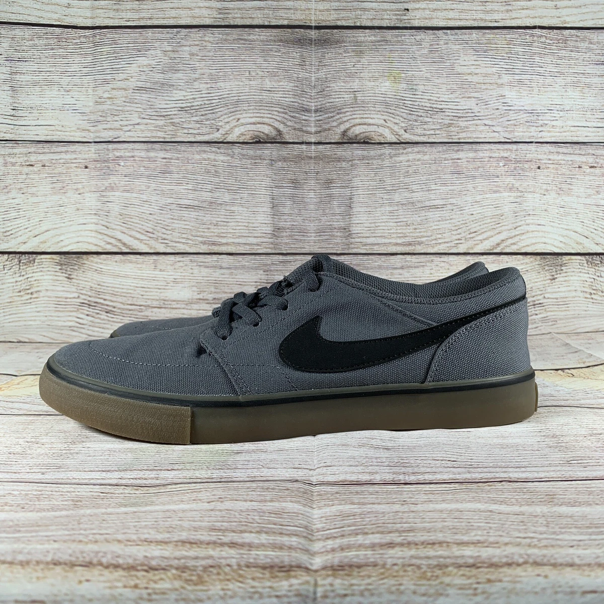 grosor Sustancialmente Plano Nike SB Solarsoft Portmore 2 SkateShoes Mens US 8 880268-009 Canvas Gray |  eBay