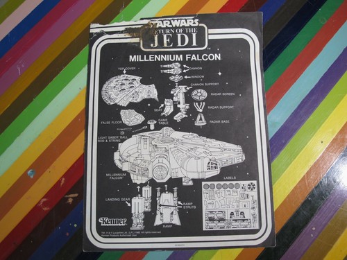 vtg 1980s ROTJ Star Wars ephemera - toy instruction manuals, stickers, insert - Picture 106 of 170