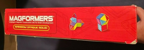 Magformers 40-Piece Rainbow Opaque Solid Standard Set Line - NIB - Picture 6 of 6