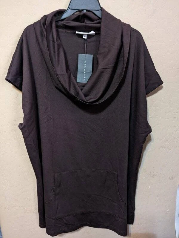 NWT Bryn Walker ESPRESSO Modal Pocket Poncho LG or XS $175
