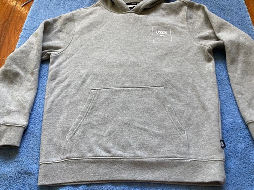 Vans Hoodie Youth Boys Large Gray Off The Wall Graphic Hooded Sweatshirt - Picture 6 of 19