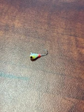 Tungsten white big eye fishing jigs 4mm lot of 10