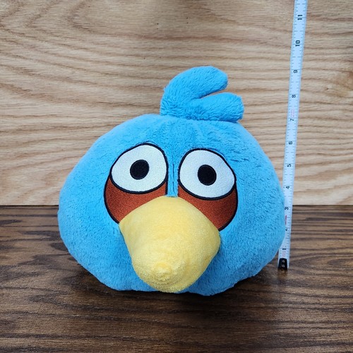 Angry Birds Bluebird Jake Jay Jim Big Blue Bird Plush Stuffed Animal 2012 Toy - Picture 2 of 12