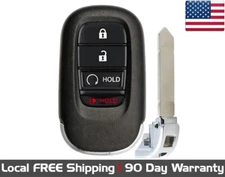 1x New Replacement Proximity Remote Key Fob for Select Honda Vehicles