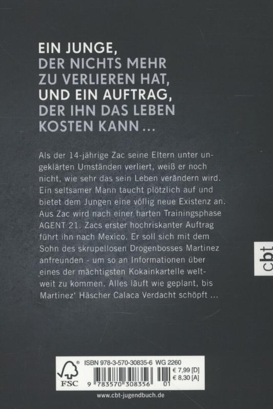 Thumbnail - Agent 21 Band 01 - Zeichen Des Todes | Chris Ryan | Taschenbuch | 320