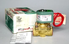 ASCO Steam Solenoid Valve 8222B95, 0-50 PSI, 3/4" NPT, 120V 60Hz -or- 110V 50Hz