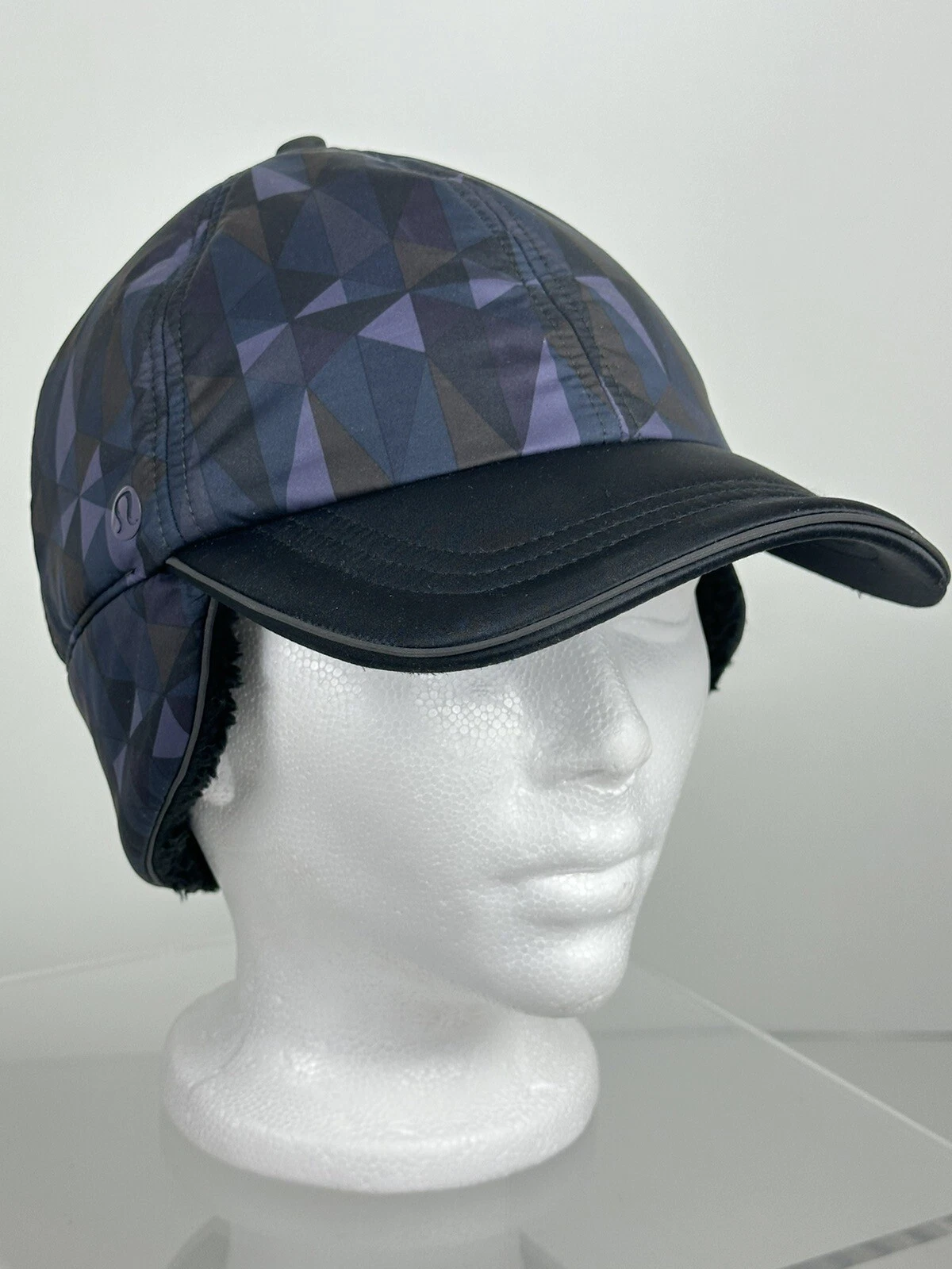 Lululemon Women’s Hat Trapper Brim Puff Textured Fleece Fur Trim Purple Size XS