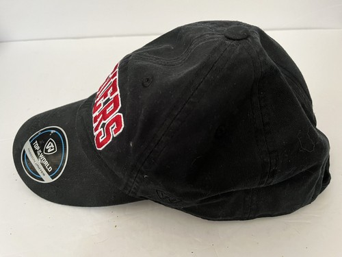Top of The World IU Indiana Hoosiers Hat Black XL Strap Back with Labels NEW - Picture 4 of 10