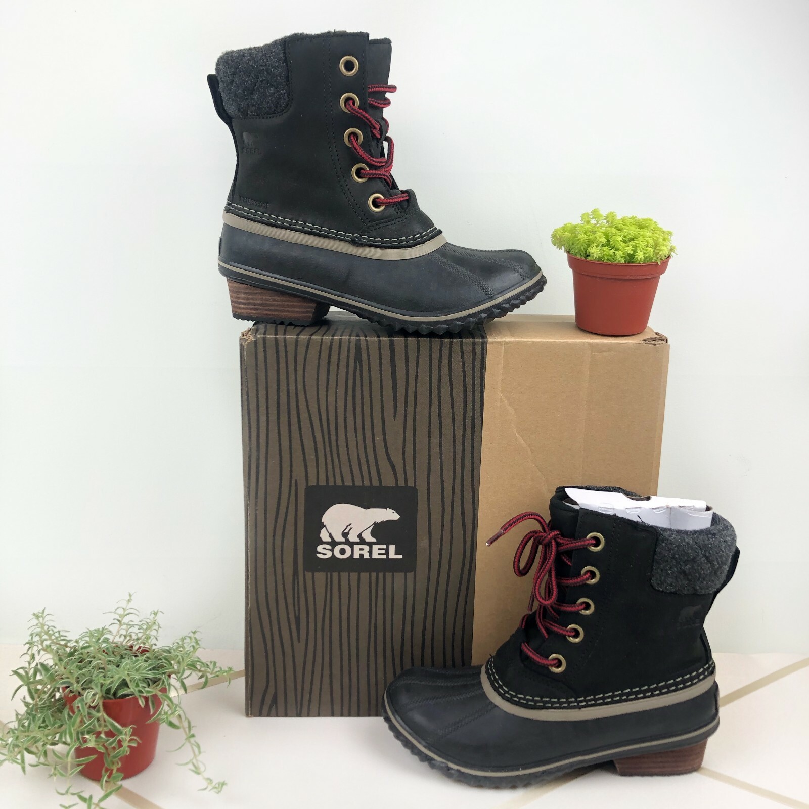 New Sorel Slimpack II Lace Duck Boot 