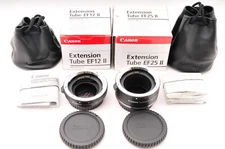 [Almost UNUSED in/Box] Canon Extension Tube EF12 II & EF25 II for EF/EF-S JAPAN