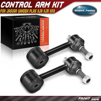 2Pcs Front Left and Right Side Sway Bar Link for Jaguar Vanden Plas XJ8 XJR XK8